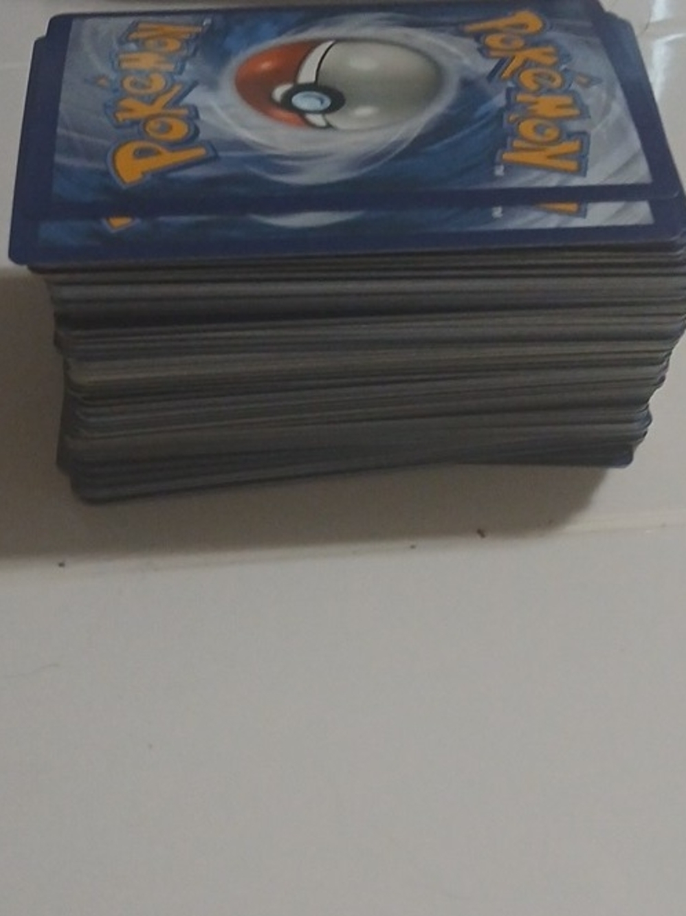 Pokemon Trading Card Stack - Blue